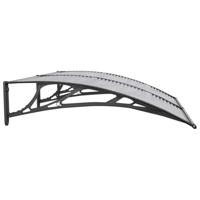 Deurluifel 150x100 cm polycarbonaat zwart - thumbnail