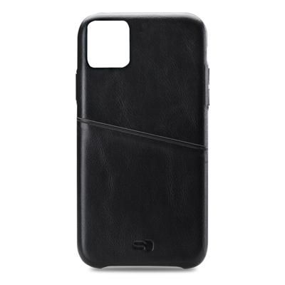 Senza Pure Leather Cover with Card Slot Apple iPhone 11 Pro Max Deep Black
