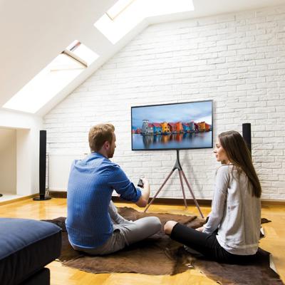 Techly ICA-TR18SAM tv-bevestiging 165,1 cm (65") Walnoot