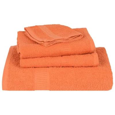 VidaXL Gastendoekjes 2 st 30x50 cm 360 g/m² 100% katoen oranje
