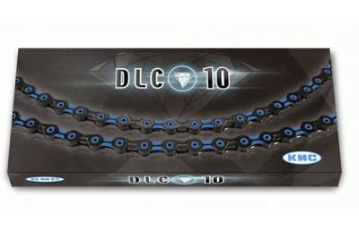 KMC dlc 10 fietsketting - 116 schakels - blauw/zwart