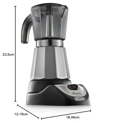 DELONGHI EMKM6B Alicia Plus Italiaans koffiezetapparaat - wit