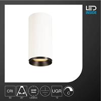 SLV Led opbouwspotNuminos Down 28w - 2700K - 10cm wit - 1004319 - thumbnail