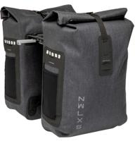 New looxs varo dubbele fietstas - waterdicht - grijs - thumbnail