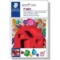 fimo kleimal edelstenen junior 7 cm siliconen rood - thumbnail