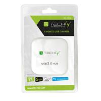 TECHly IUSB3-HUB4-WH 1+4 poort 3.2 Gen 1-hub (USB 3.0) wit - thumbnail