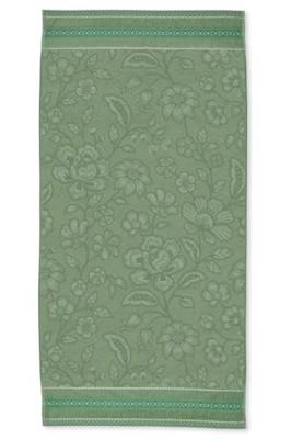 Pip Studio Pip Studio Jasmin Jacquard douchelaken Groen 70x140 cm