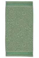 Pip Studio Pip Studio Jasmin Jacquard douchelaken Groen 70x140 cm - thumbnail