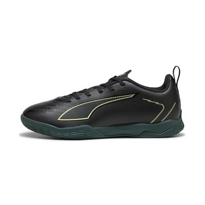 PUMA Ultra 6 Play Zaalvoetbalschoenen (IN) Kids Zwart Donkergroen Lichtgroen