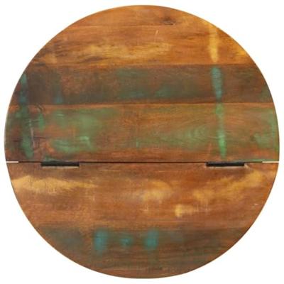 Salontafel 50x27 cm massief gerecycled hout wit