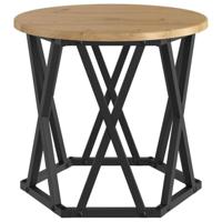 Nestbare Bijzettafel 3 pcs artisanaal eikenkleurig - thumbnail