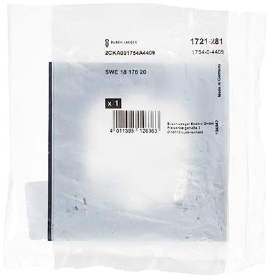 Busch-Jaeger 2CKA001754A4409 Frame Frame 1-voudig Diepzwart (RAL 9005), Zwart 1 stuk(s)