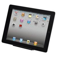 Hama apple ipad standaard zwart/aluminium - thumbnail