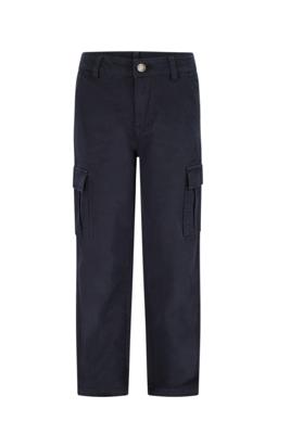 Like Flo winter twill cargo broek jongens - navy blauw - Frankys