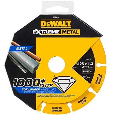 DeWALT DT40252 Extreme Metal Doorslijpschijf 125mm DeWALT DT40252 Extreme Metal Doorslijpschijf 125mm