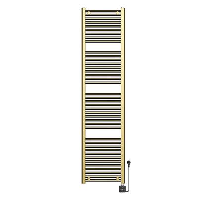 Elektrische Radiator Wiesbaden Elara 181.7x45 Cm Smart Wifi Geborsteld Messing PVD
