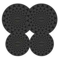 Scanpart Inductie beschermmatjes set 2x20/2x26cm Inbouw accessoire Zwart - thumbnail