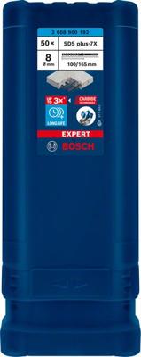 Bosch Accessories EXPERT SDS plus-7X 2608900192 Hamerboor 50-delig 8 mm Gezamenlijke lengte 165 mm SDS-Plus 50 stuk(s) Bosch Accessories EXPERT SDS plus-7X 2608900192 Hamerboor 50-delig 8 mm Gezamenlijke lengte 165 mm SDS-Plus 50 stuk(s)