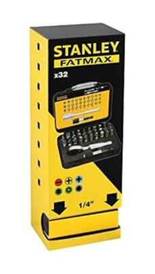 Stanley handgereedschap Bitset Expert Pro 1/4" - Ratelsleutel (32 delig) - 1-13-904