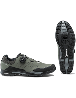 Northwave X-Trail Plus fietsschoenen (Kleur: groen, Schoenmaat: 48)