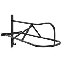 Zadelrek wandgemonteerd ijzer zwart - thumbnail