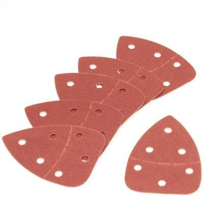 Wolfcraft 3137000 Multi-schuurpapier Met klittenband, Geperforeerd Korrelgrootte (num) 80 (l x b) 139 mm x 98 mm 6 stuk(s)