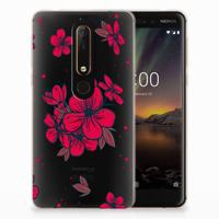 Nokia 6 (2018) TPU Case Blossom Red - thumbnail