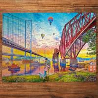 Three Bridges Crossing Puzzel 1000 Stukjes - thumbnail