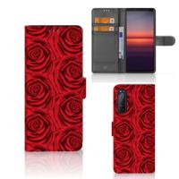 Sony Xperia 5II Hoesje Red Roses - thumbnail
