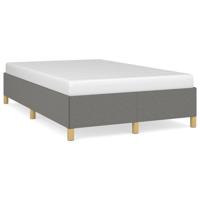 Bedframe zonder matras 120x190 cm stof donkergrijs - thumbnail