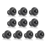 Vacu Vin Wijnstopper Vacuum Wine Stopper - Grijs - 10 stuks - thumbnail
