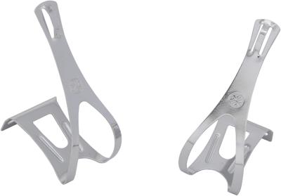 CONTEC toeclips "track" ct pedal clips track niro silver 2pcs