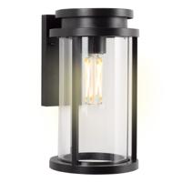 Sydney Muurlamp Zwart Large met Lichtsensor LED - thumbnail