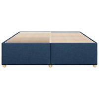 Bedframe zonder matras stof blauw 200x200 cm - thumbnail