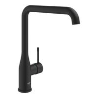 Grohe Essence new keukenmengkraan L-uitloop phantom black 30505kf0 - thumbnail