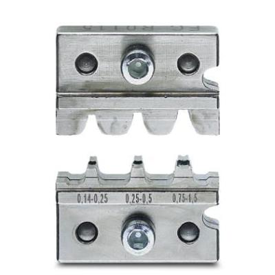 Phoenix Contact CF 500/DIE SC 1,5 1212241 Krimpprofiel Platte insteekhulzen, Platte stekkers 0.14 tot 1.5 mm² Geschikt voor merk Phoenix Contact 467893, 469887