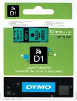 Labeltape dymo labelmanager d1 polyester 12mm grn - thumbnail