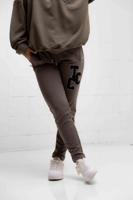 Couture Club Varsity Boucle Logo Trainingsbroek Dames Bruin - Maat XS - Kleur: Bruin | Soccerfanshop - thumbnail