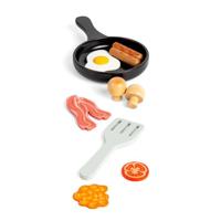 Bigjigs houten ontbijtset, 11dlg. - thumbnail