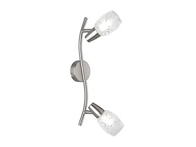 Trio PlafondlampColmar 2-lichts nikkel mat - R80022007