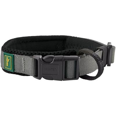 HUNTER Hondenhalsband Maldon, zwart/grijs, Maat: XL HUNTER Hondenhalsband Maldon, zwart/grijs, Maat: XL
