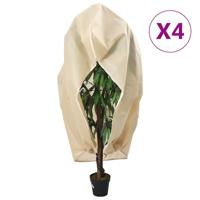 VidaXL Plantenhoezen met ritssluiting 4 st 70 g/m² 3,93x3 m - thumbnail