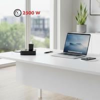 Maclean stekkerdoos, verlengkabel met 2 stopcontacten + 3xUSB, 110-240V AC 50/60Hz, 2,1A max 2500W, 1,5m, zwart, MCE387 B - thumbnail