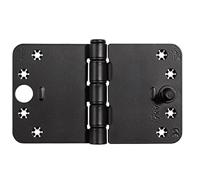 AXA Veiligheidsscharnier Smart Easyfix SKG3 125X89X3 Zwart - thumbnail