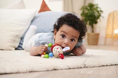 Eichhorn baby houten bijtring konijn