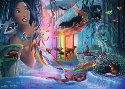 Ravensburger Disn.Castle: Pocahontas 1000 stukjes - thumbnail