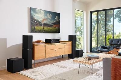 Denon AVR-X1800H 7.2-kanaals AV-ontvanger (model 2023) - 80W/kanaal, draadloos streamen via ingebouwde HEOS, wifi en Bluetooth, ondersteunt Dolby Vision, HDR10+, Dynamic HDR en domoticasystemen