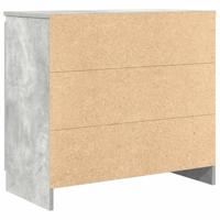Dressoir met lade 71x35x65 cm spaanplaat betongrijs - thumbnail