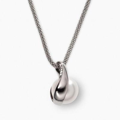 Skagen SKJ0089040 sieradenhalsketting Zilver Roestvrijstaal Vrouw Kristal, Parel Skagen SKJ0089040 sieradenhalsketting Zilver Roestvrijstaal Vrouw Kristal, Parel