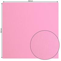 Florence • cardstock papier 216g textuur 30,5x30,5cm pink 20x - thumbnail